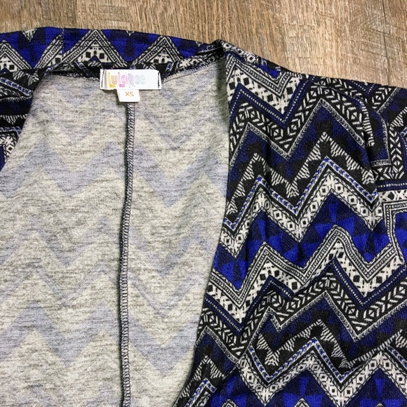 NWOT Lularoe Sarah duster cardigan Size XS Aztec - Picture 4 of 5